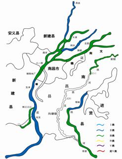 E:\我的文档\博彩公司排名报告\博彩公司报告书\2017年博彩公司排名博彩公司报告书\赣江与抚河南昌段水质分布图.tif